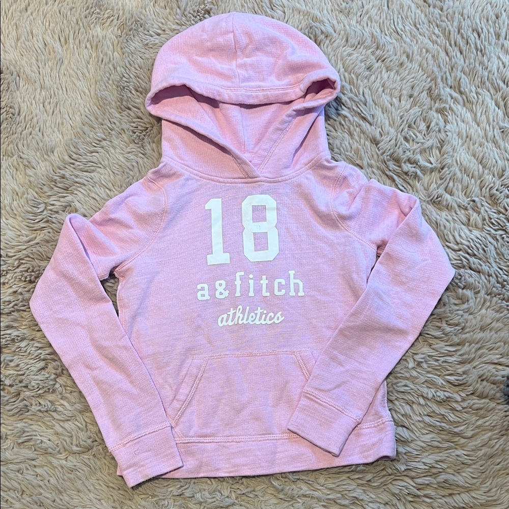 Abercrombie Kids Lightweight Pink Hoodie 💕